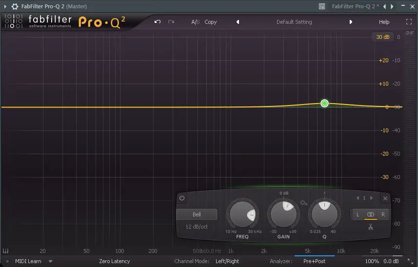 Equalization plugin showing how to EQ Hi-hat dull frequencies