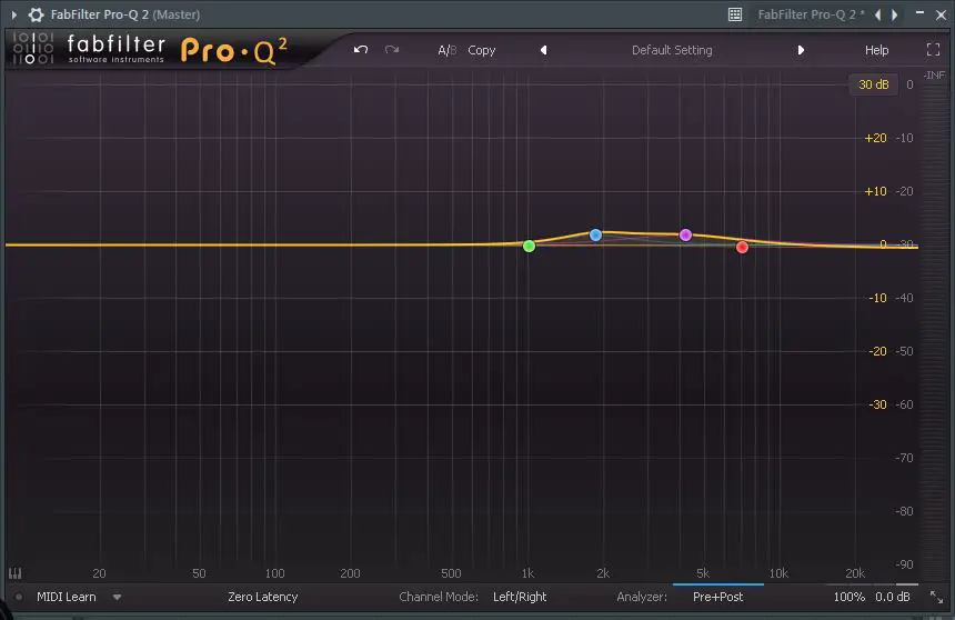 Equalization plugin showing how to EQ Hi-hat thin frequencies